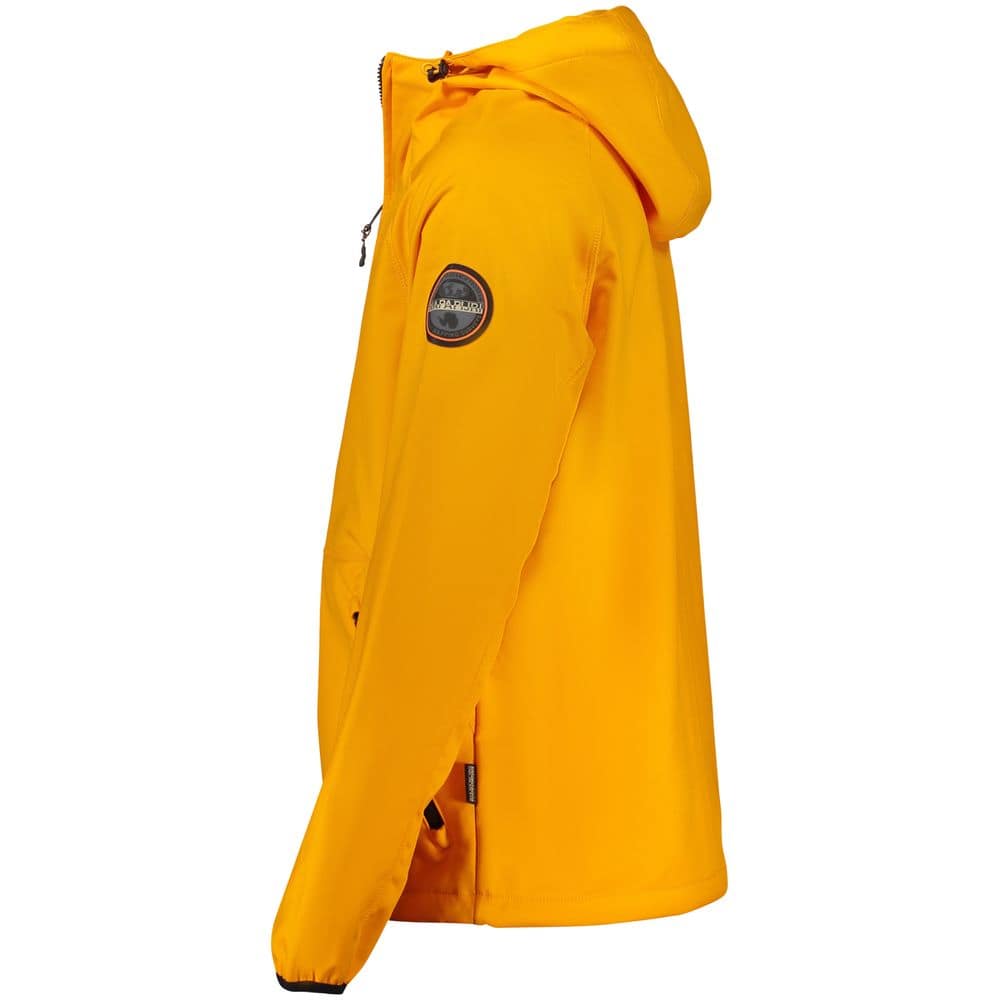Napapijri Orange Recycled Polyester Men Jacket - Image 3