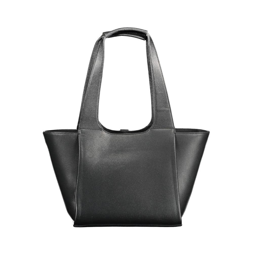 Tommy Hilfiger Black Polyurethane Women Handbag - Image 2