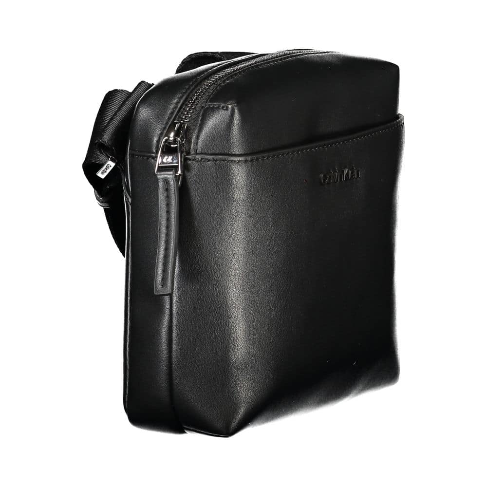 Calvin Klein "Nero Poliuretano Men Shoulder Bag" - Image 3
