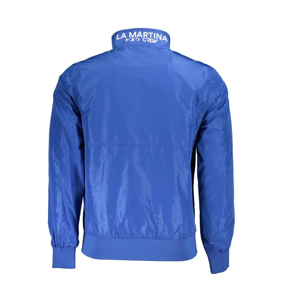 La Martina Blu Polyester Men's Jacket - Image 2