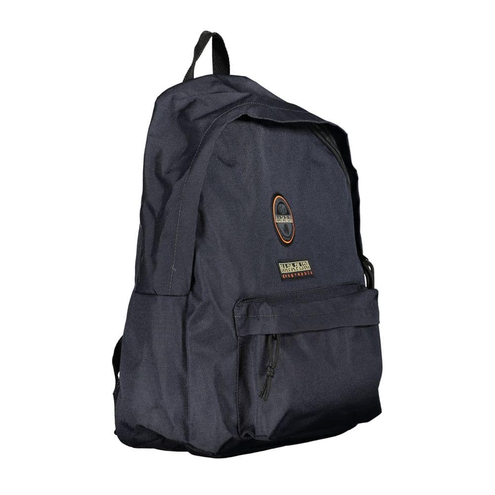 Napapijri Blue Cotton Men Backpack - Image 3