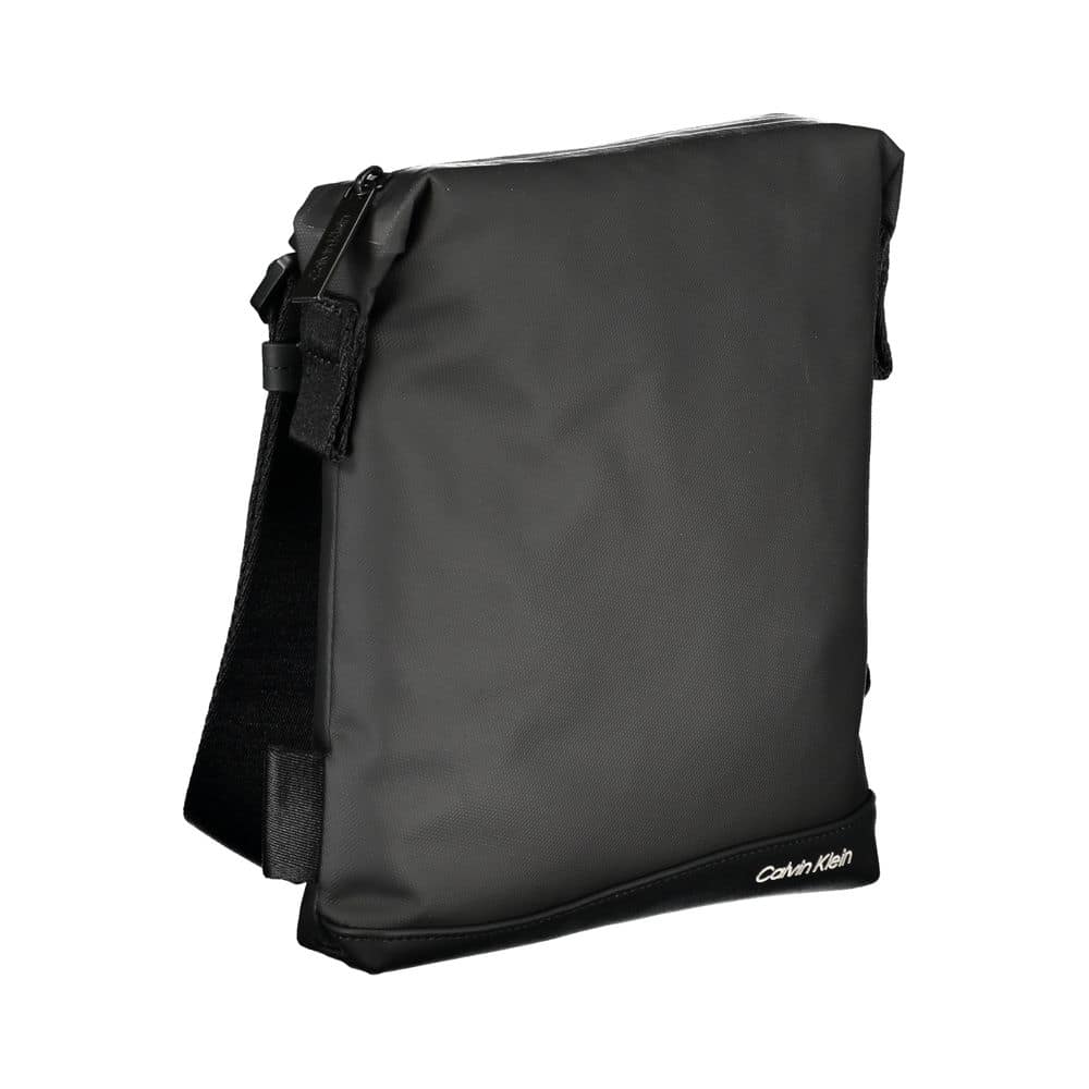 Calvin Klein Elegant Black Shoulder Bag with Contrast Details - Image 3