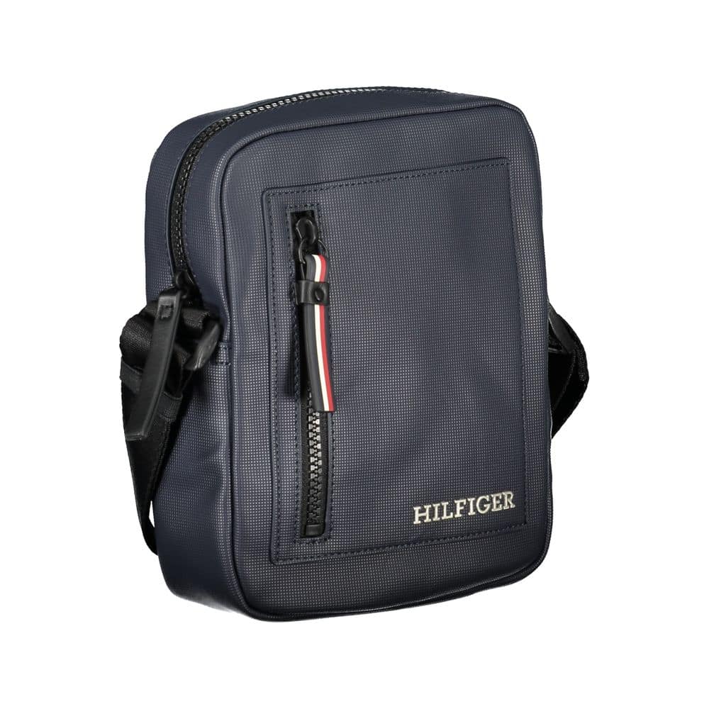 Tommy Hilfiger Blu Poliuretano Men's Shoulder Bag - Image 3