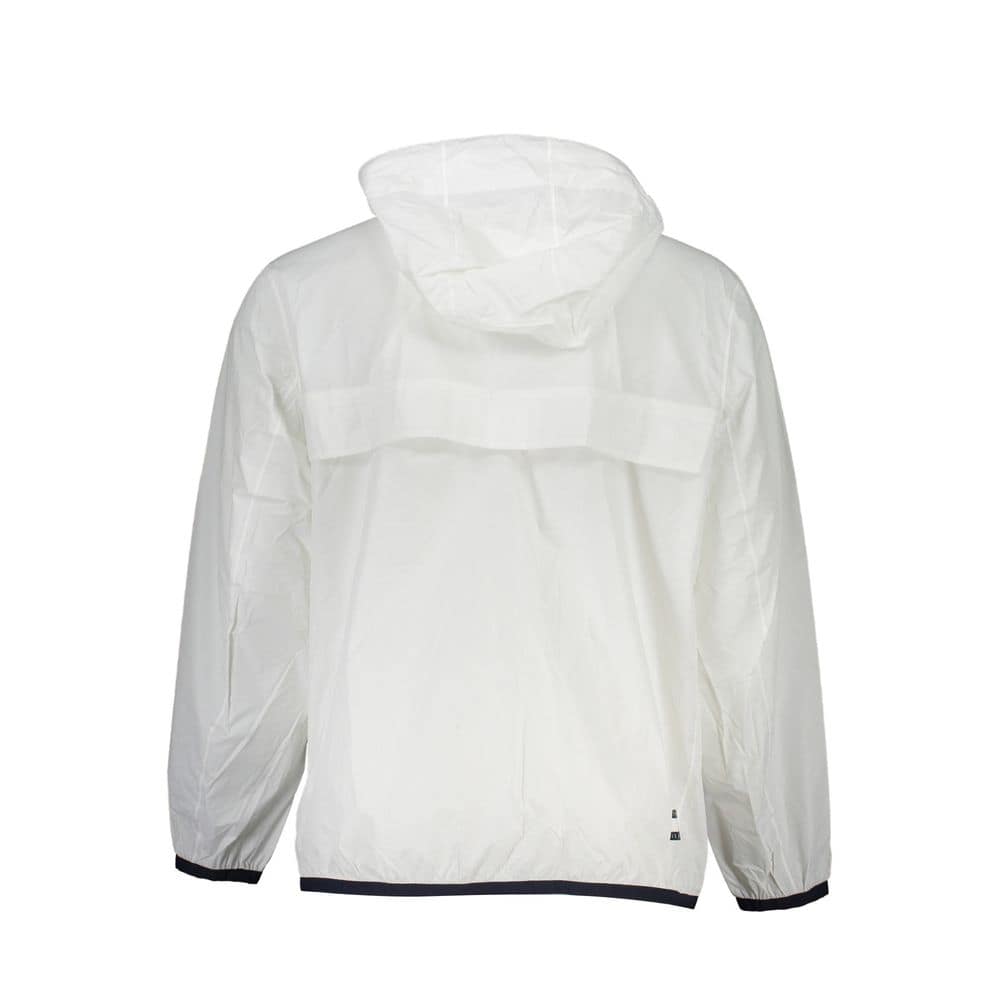 Tommy Hilfiger White Nylon Men's Waterproof Jacket - Image 2