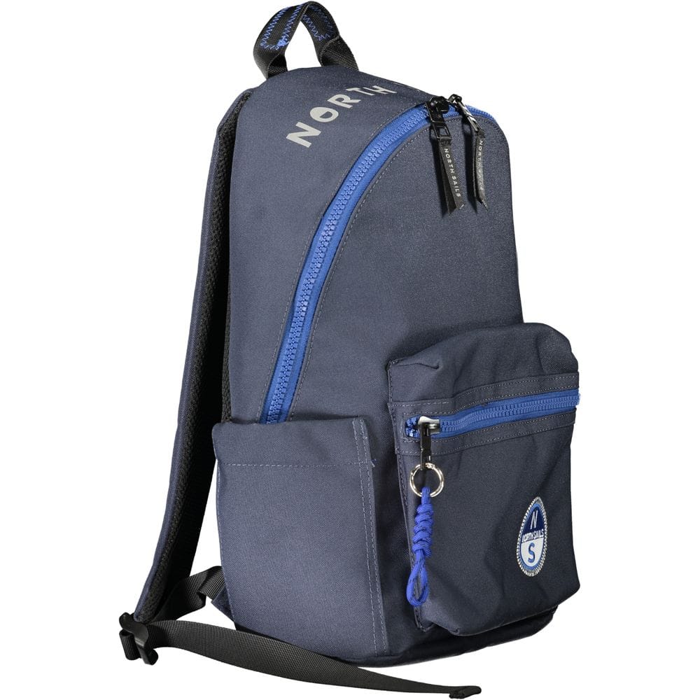 North Sails Blu Polyester Men Backpack - Image 3