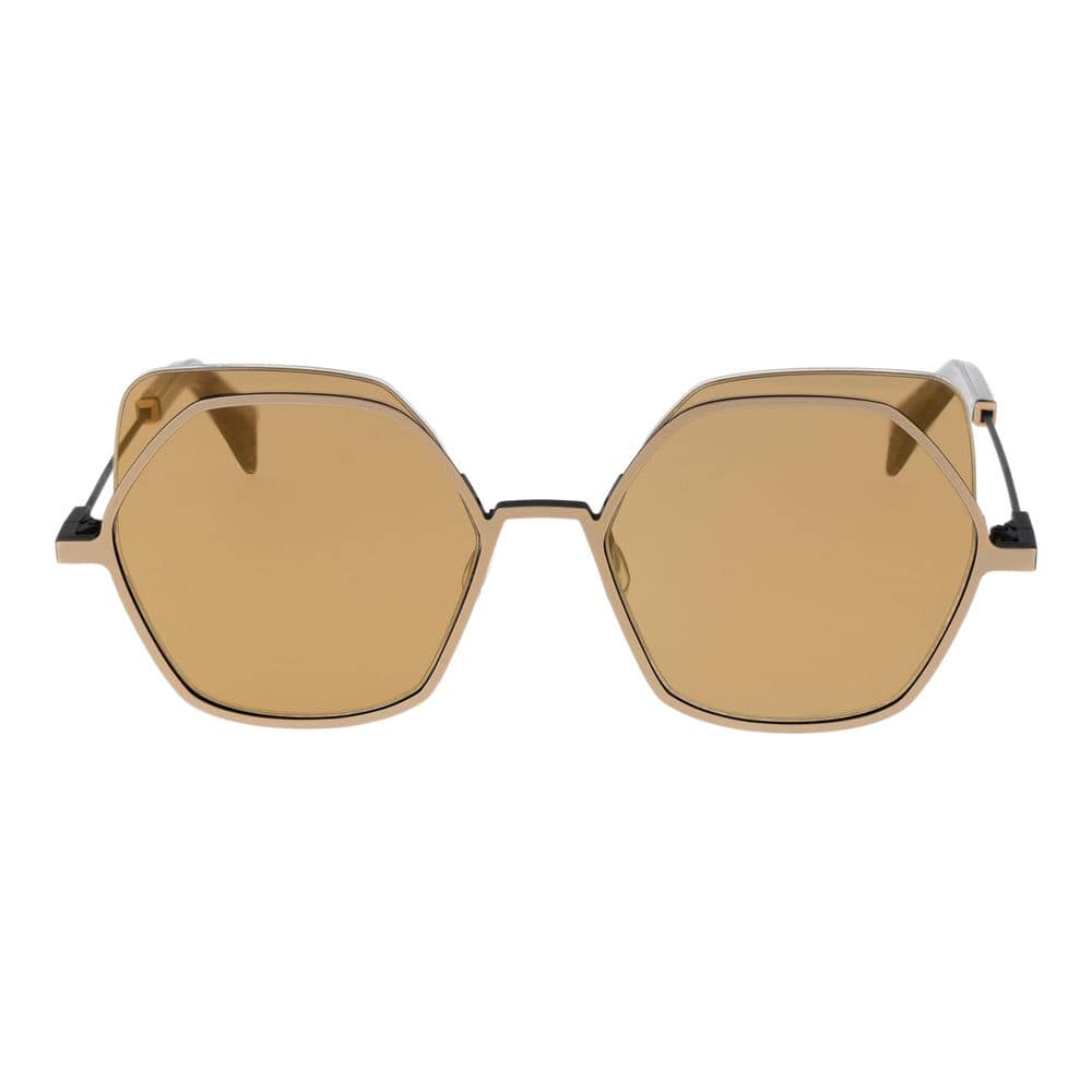 Yohji Yamamoto Gold Stainless Steel Sunglasses - Image 2