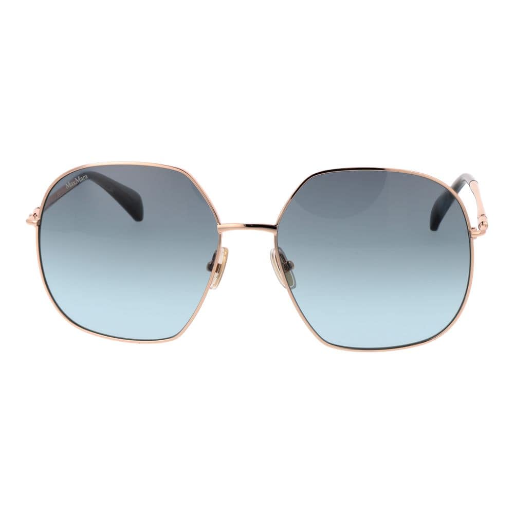 Max Mara Rose Gold Metal Sunglasses - Image 2