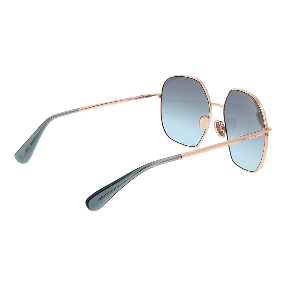 Max Mara Rose Gold Metal Sunglasses - Image 3