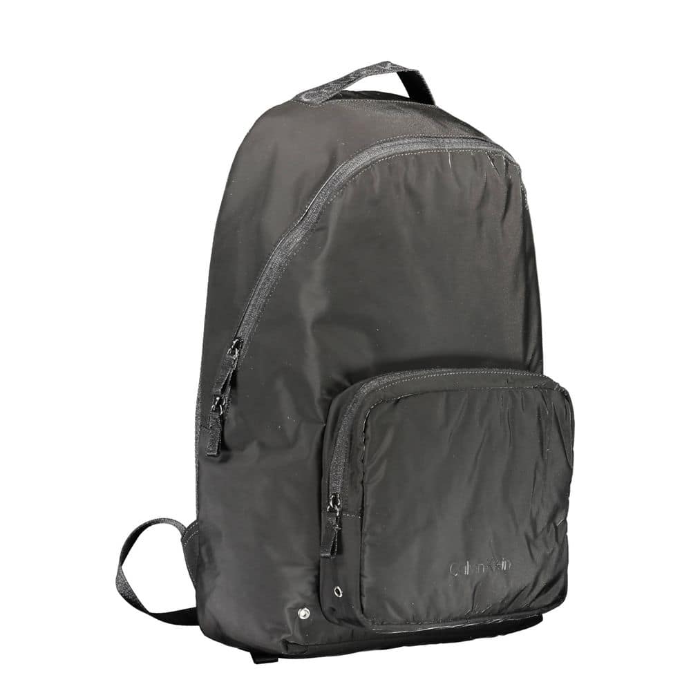 Calvin Klein Black Recycled Polyester Men Backpack - Image 3