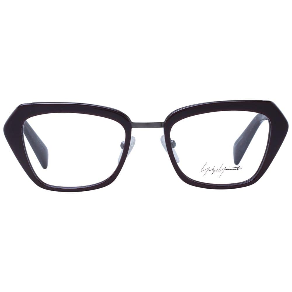 Yohji Yamamoto Burgundy Metal & Plastic Glasses (Frames) - Image 2
