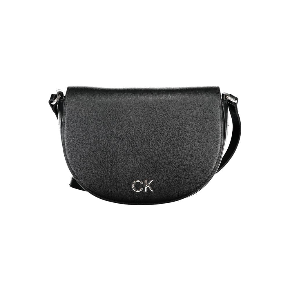 Calvin Klein Nero Poliuretano Women Shoulder Bag