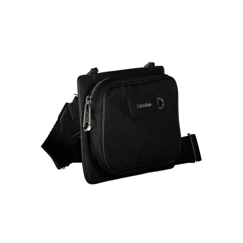 Calvin Klein Black Polyester Men's Shoulder Bag - Image 3