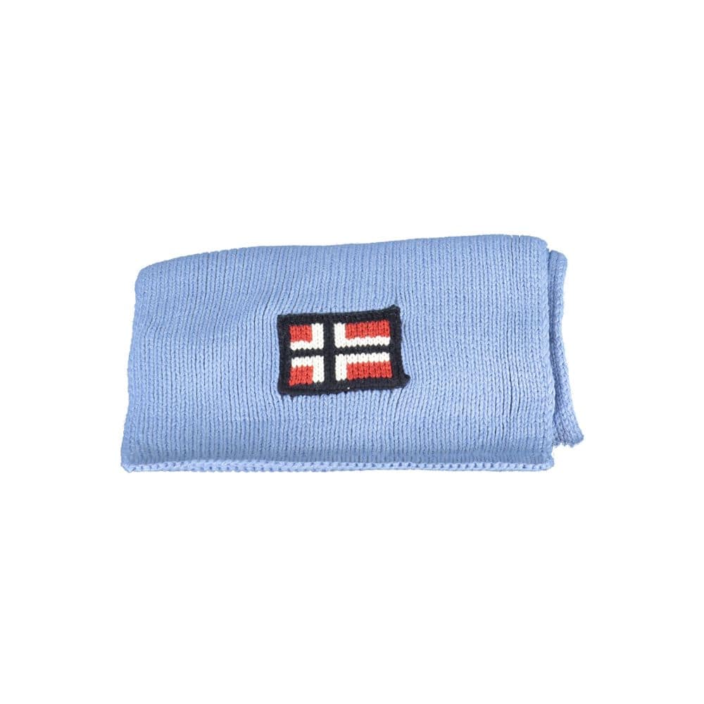 Norway 1963 Azzurro Acrylic Mens Scarf - Image 2