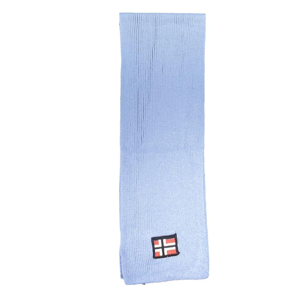 Norway 1963 Azzurro Acrylic Mens Scarf - Image 3