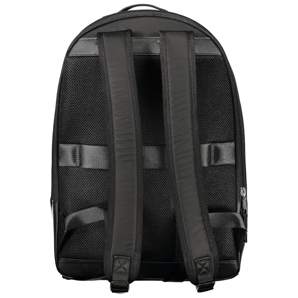 Tommy Hilfiger Black Polyester Men's Backpack - Image 2