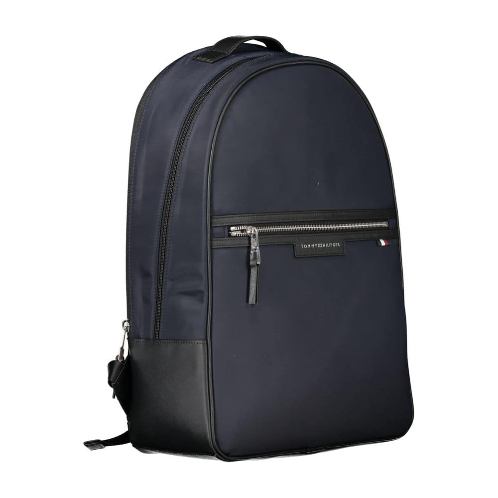 Tommy Hilfiger Blue Recycled Polyester Men Backpack - Image 3