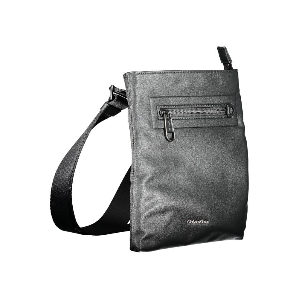 Calvin Klein Black Polyester Men's Shoulder Bag - Image 3