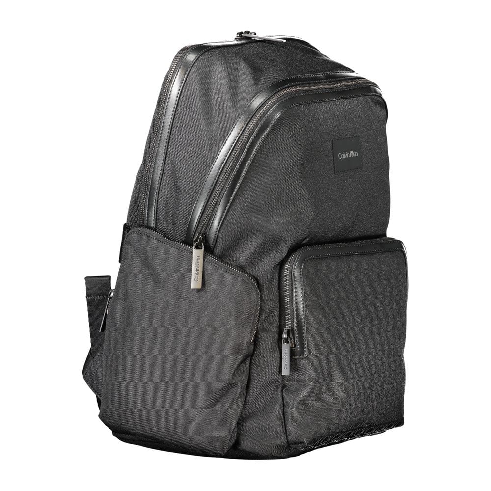 Calvin Klein Black Polyester Men's Backpack - Image 3