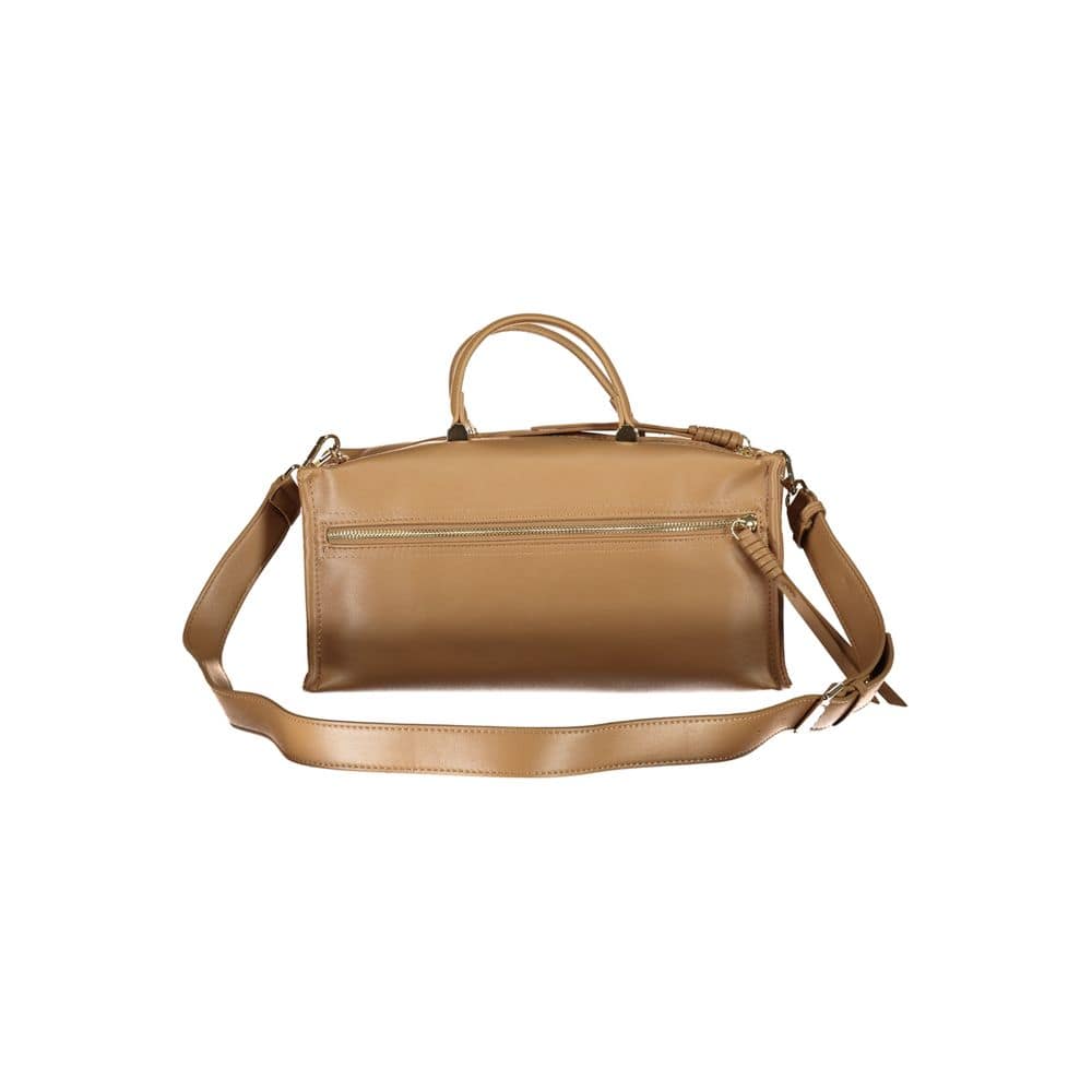 Mario Valentino Beige Polyurethane Women Handbag - Image 2