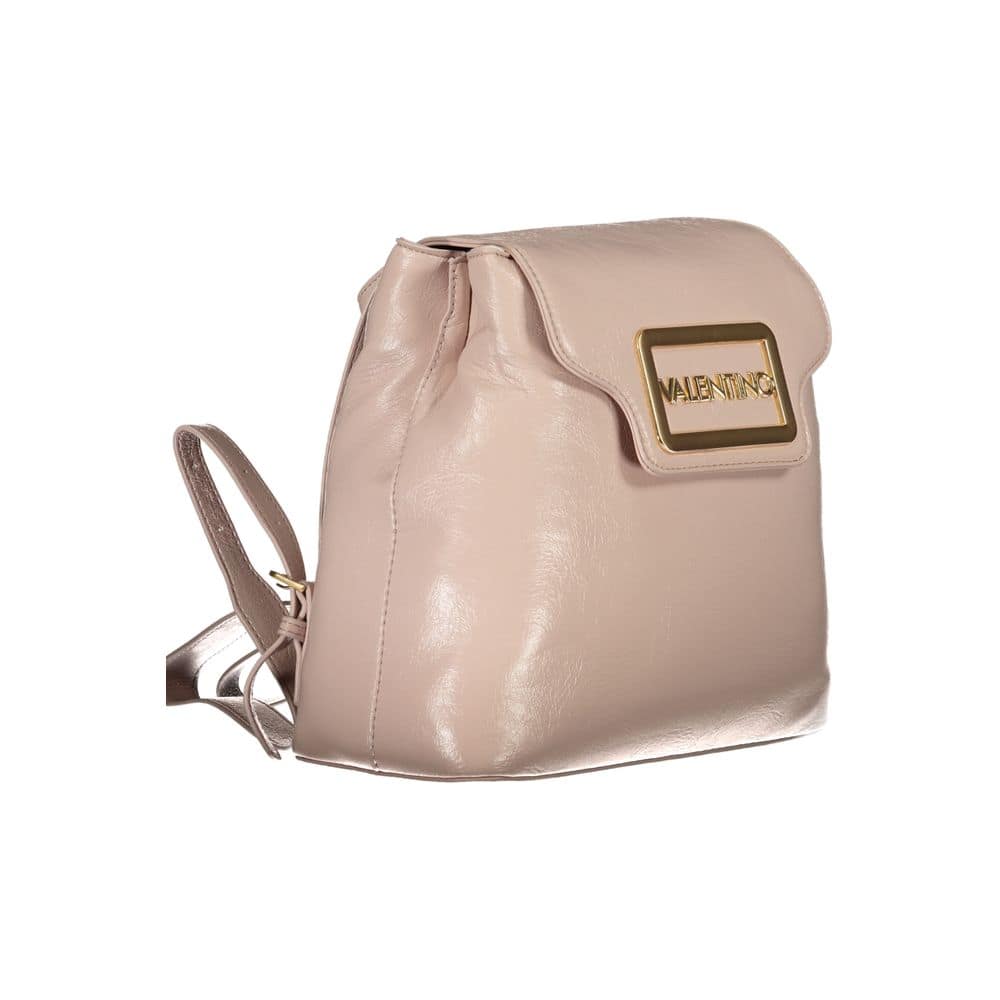 Mario Valentino Rosa Poliuretano Women Backpack - Image 3