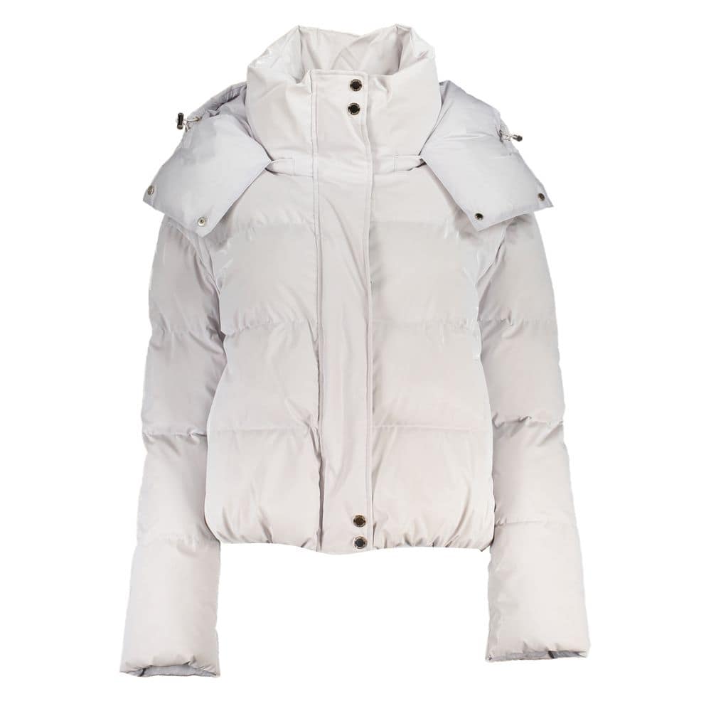 Patrizia Pepe Bianco Poliuretano Women's Jacket