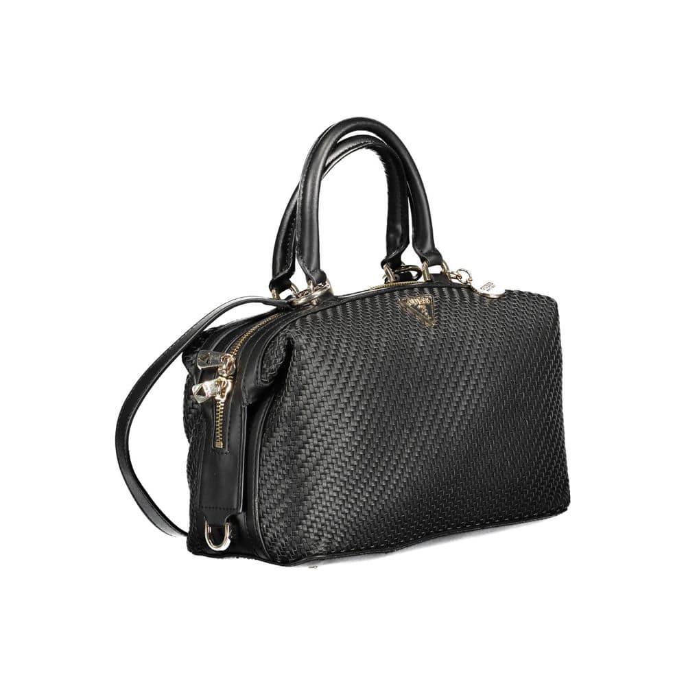 Guess Jeans Nero Poliuretano Women Handbag - Image 3
