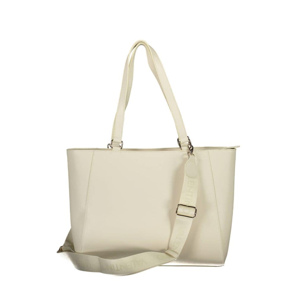 Mario Valentino Beige Polyurethane Women Handbag - Image 2