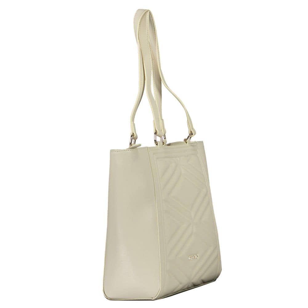 Mario Valentino Beige Polyurethane Women Handbag - Image 3