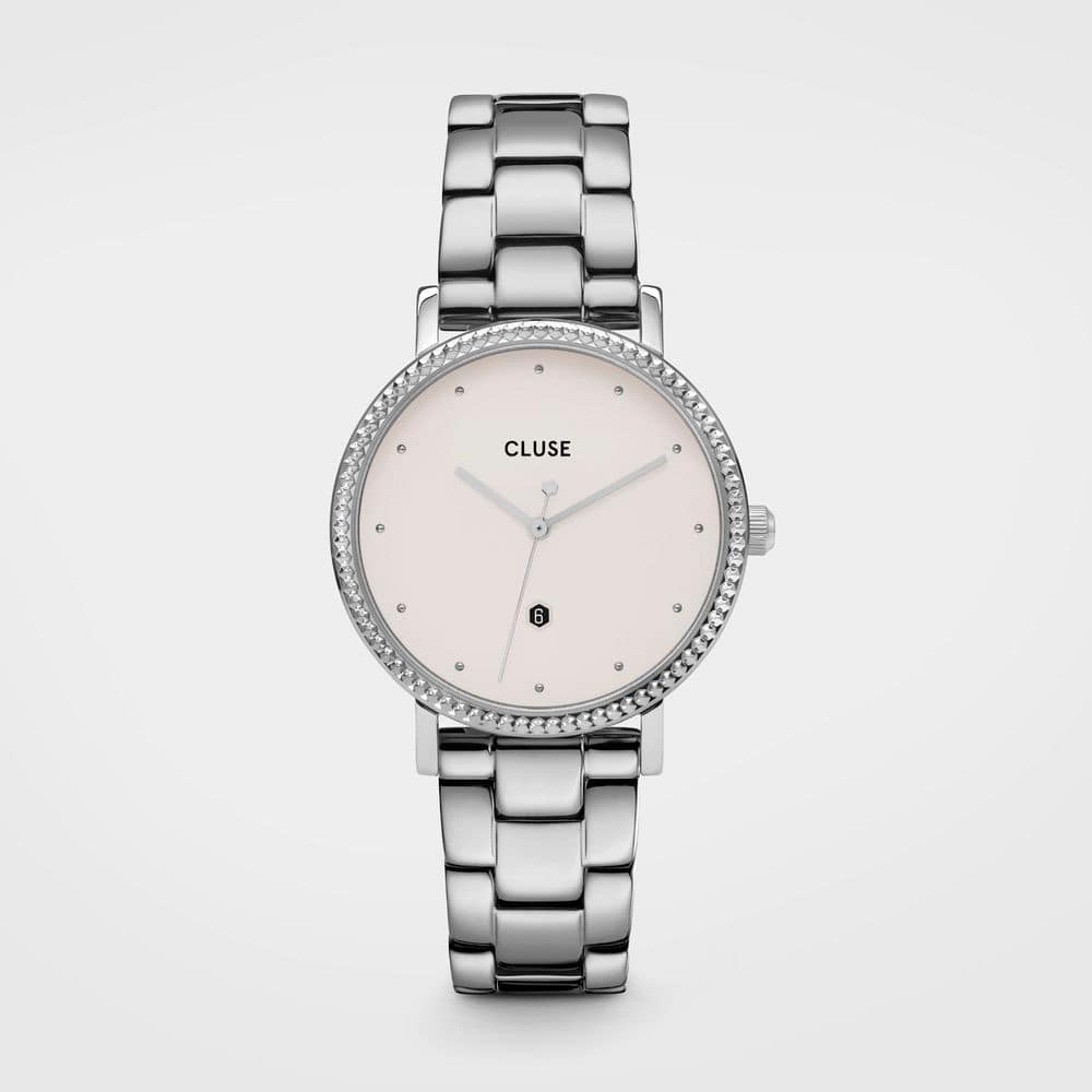 Cluse Silver Stainless Steel Dress Watch