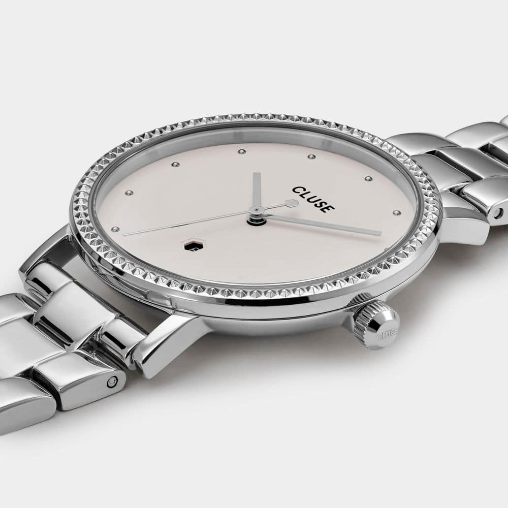 Cluse Silver Stainless Steel Dress Watch - Image 3