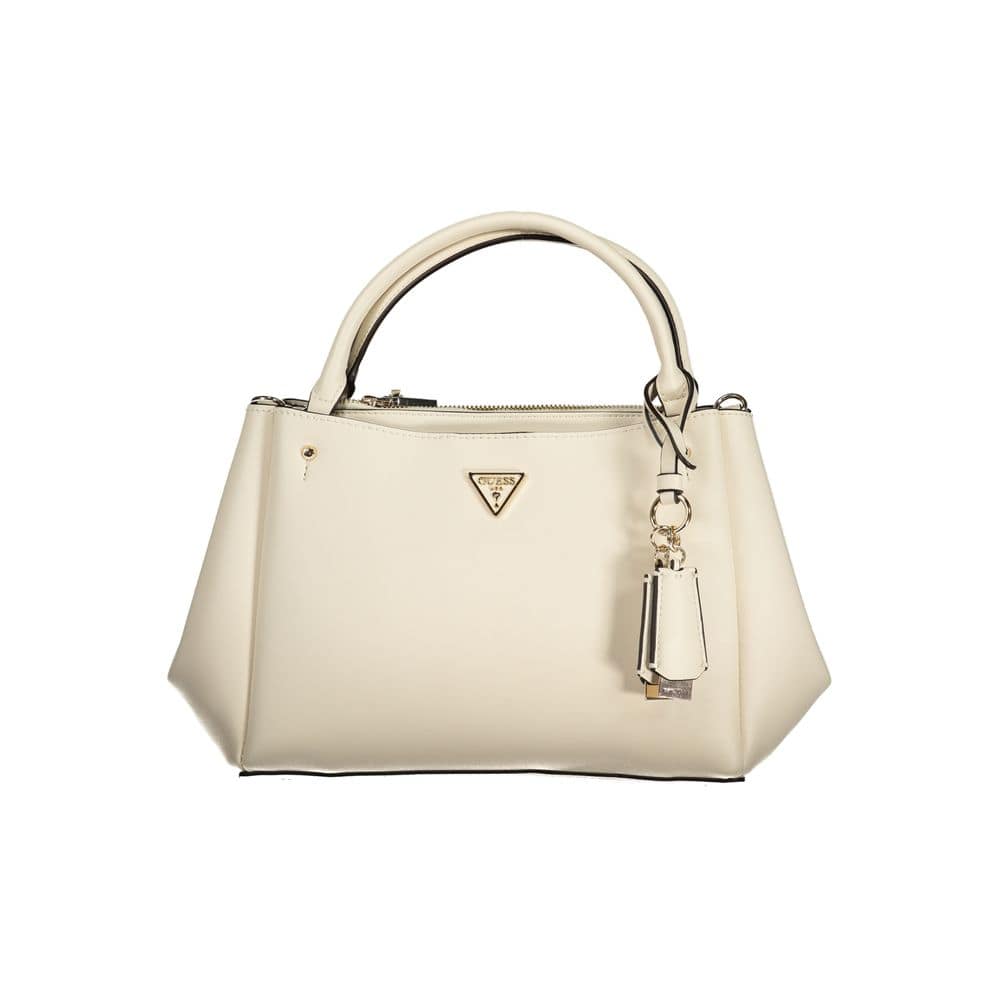 Guess Jeans Bianco Poliuretano Women Handbag