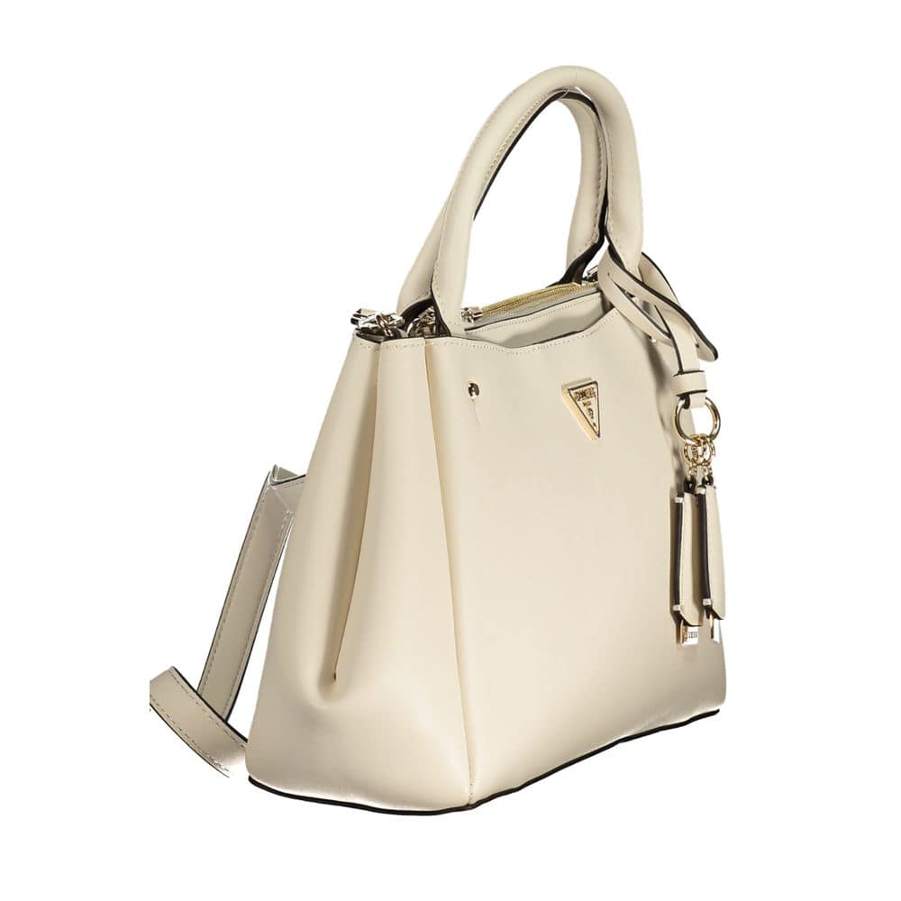 Guess Jeans Bianco Poliuretano Women Handbag - Image 3