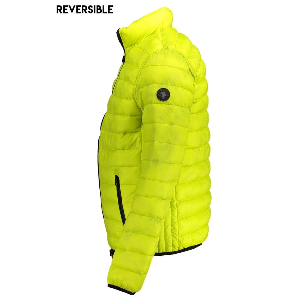 U.S. POLO ASSN. Yellow Nylon Mens Jacket - Image 3