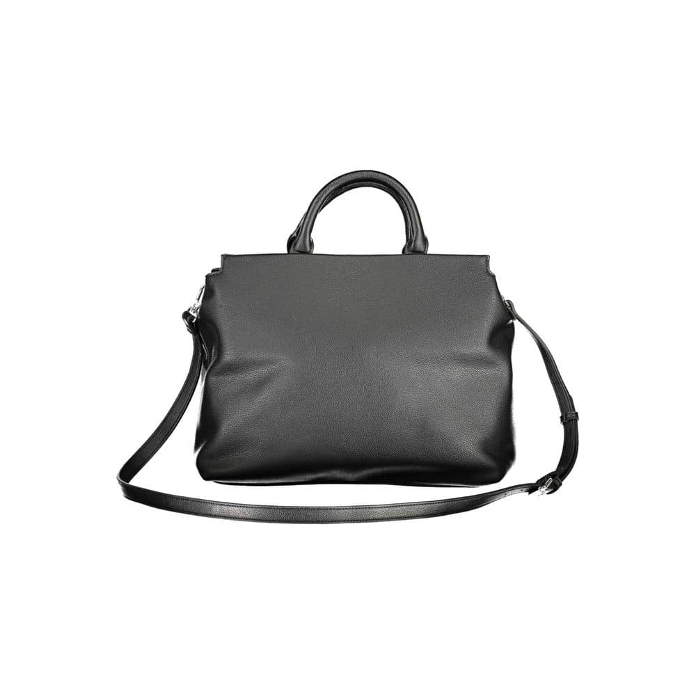 BYBLOS Black Polyurethane Women Handbag - Image 2