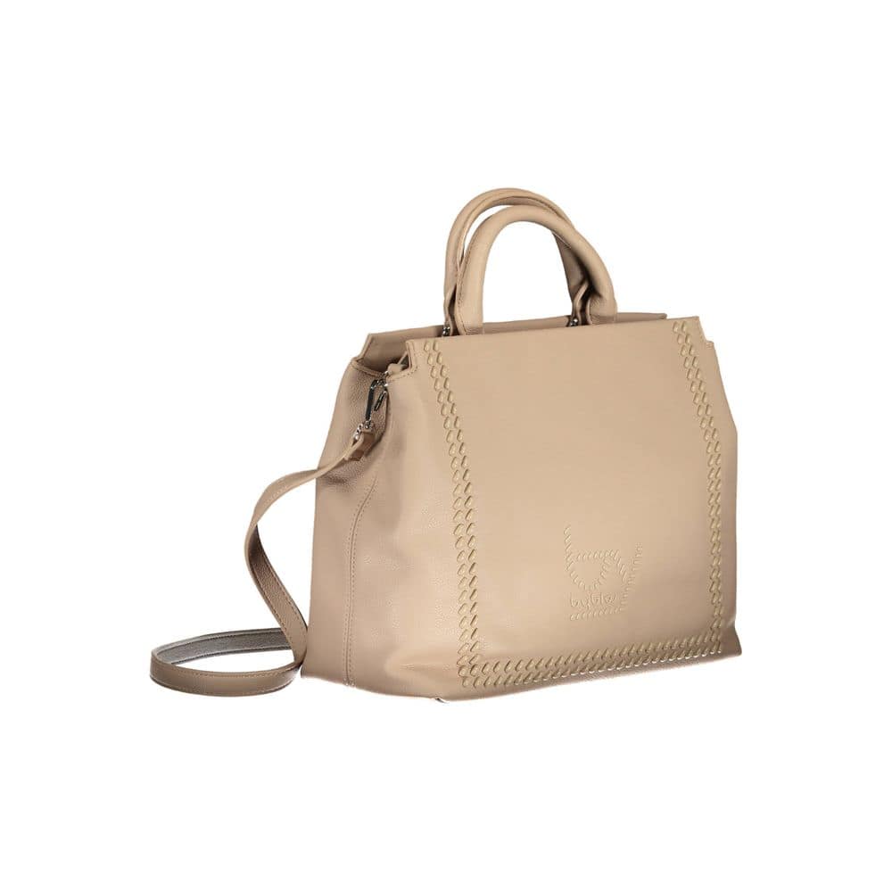 BYBLOS Beige Polyurethane Women Handbag - Image 3