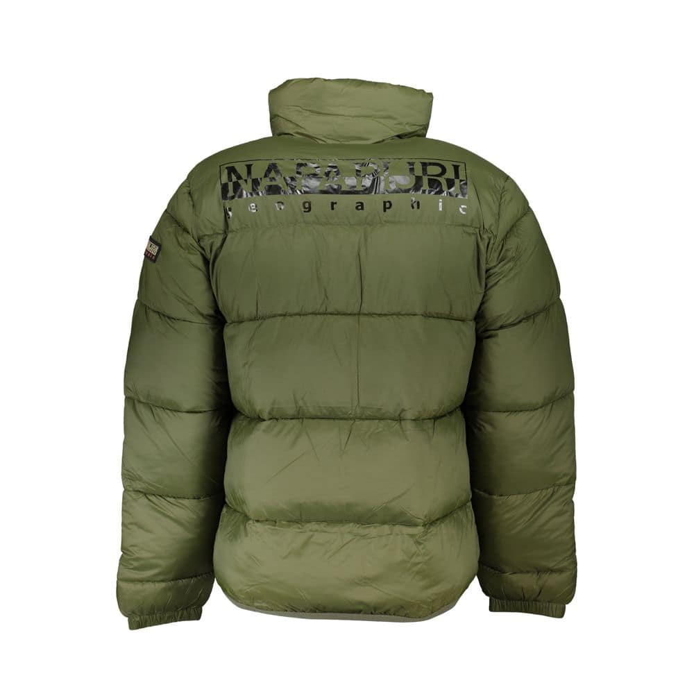 Napapijri Verde Poliammide Men's Jacket - Image 2