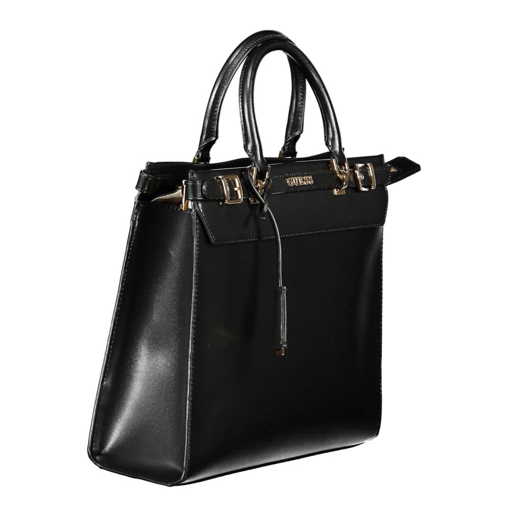 Guess Jeans Black Polyurethane Women Handbag - Image 3