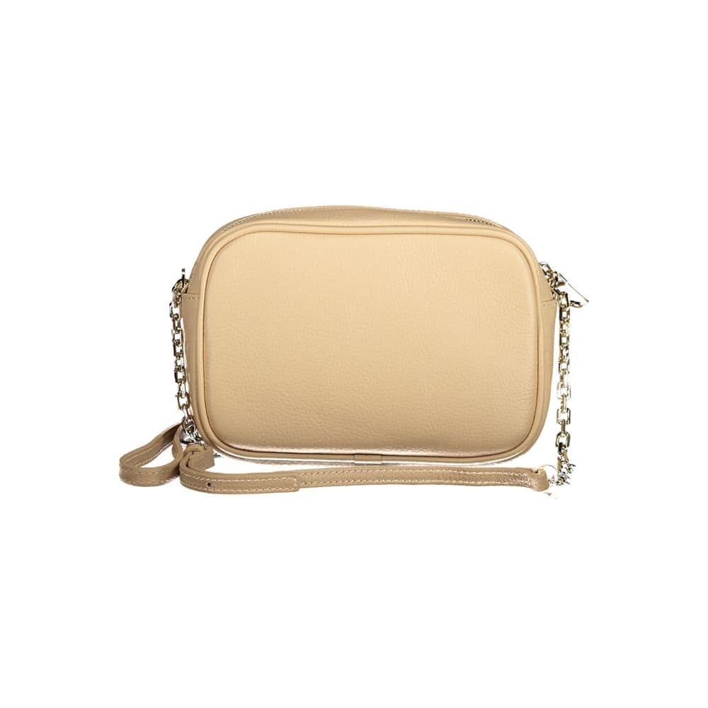 Patrizia Pepe Beige Leather Women Shoulder Bag - Image 2