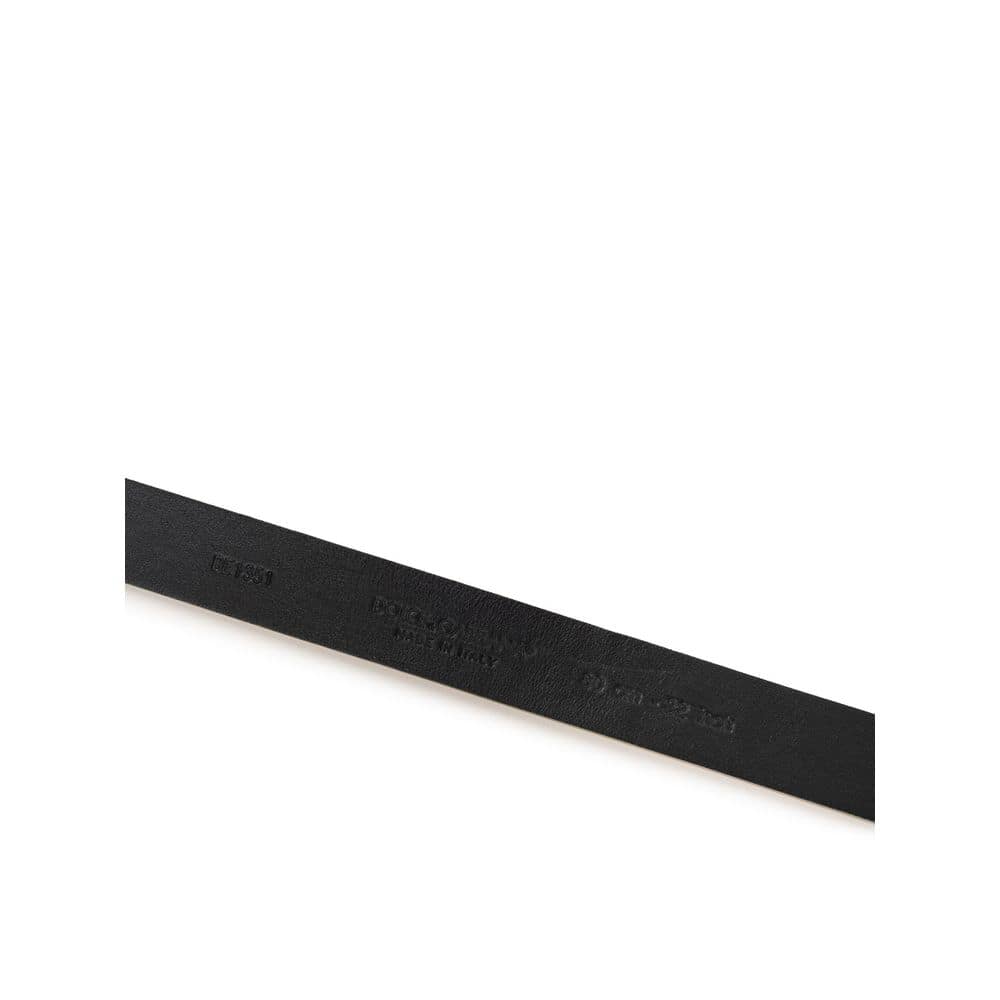 Dolce & Gabbana Gold Leather Regular Belt - Image 3