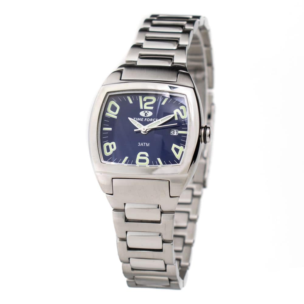 Time Force Silver Stainless Steel Dress Watch
