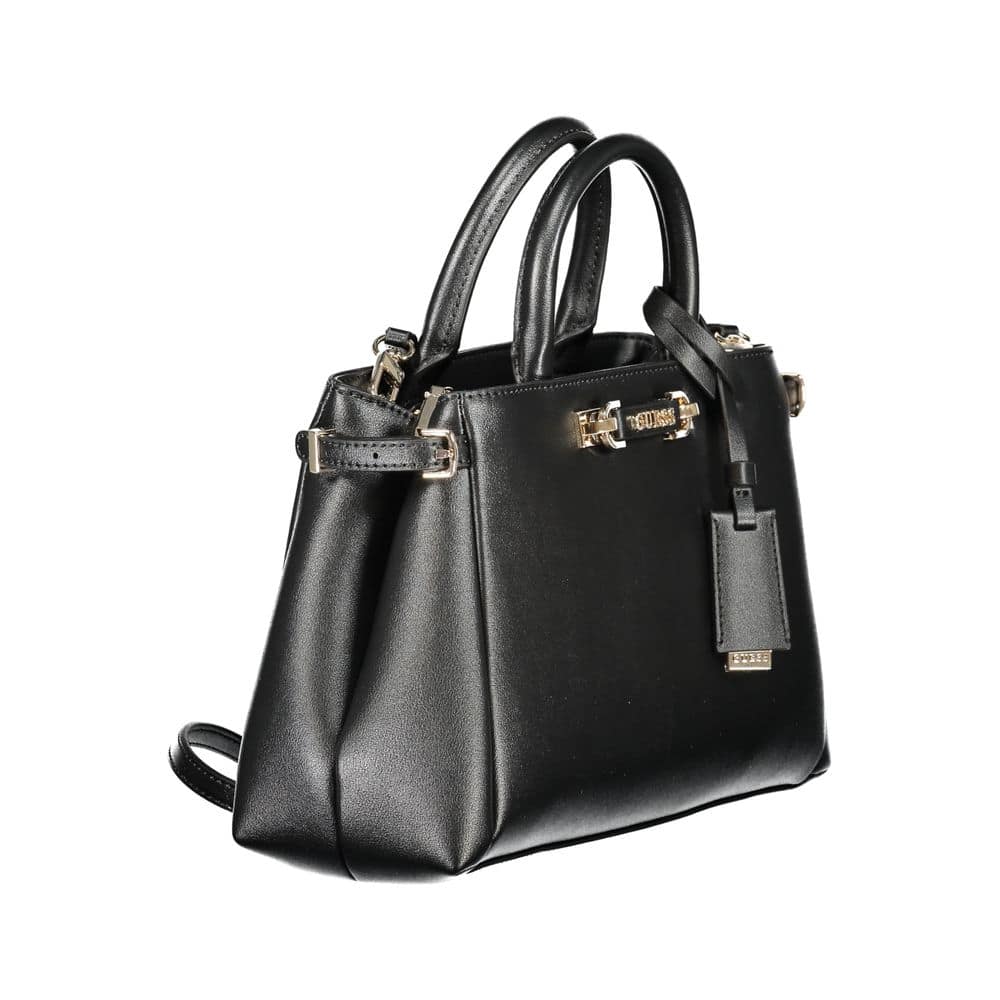 Guess Jeans Nero Poliuretano Women Handbag - Image 3