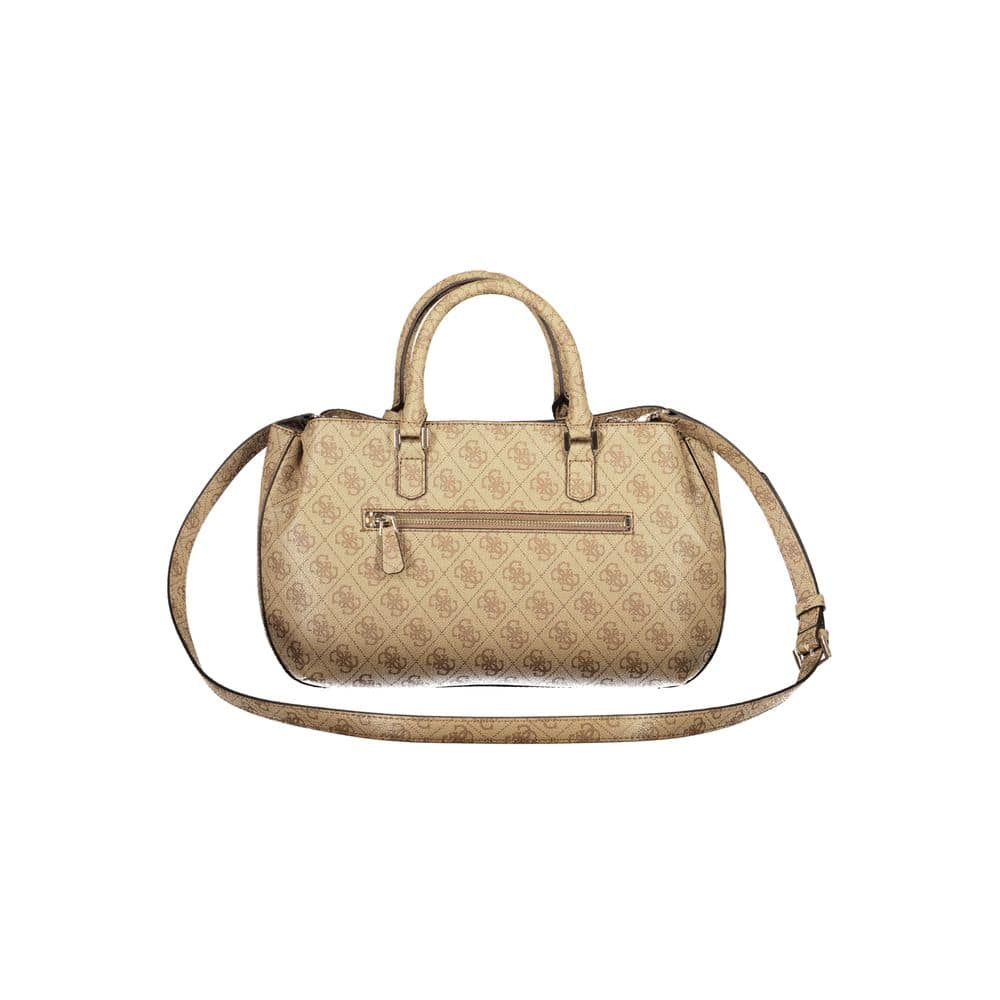 Guess Jeans Beige Polyurethane Women Handbag - Image 2
