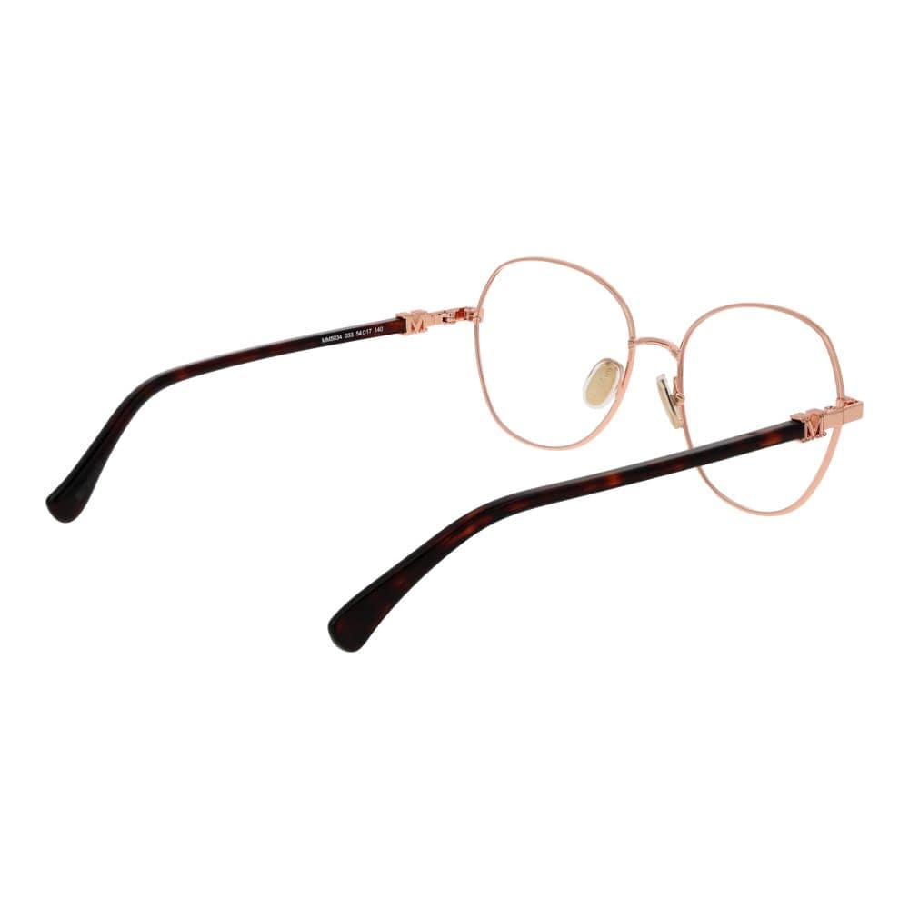 Max Mara Rose Gold Metal Glasses (Frames) - Image 3