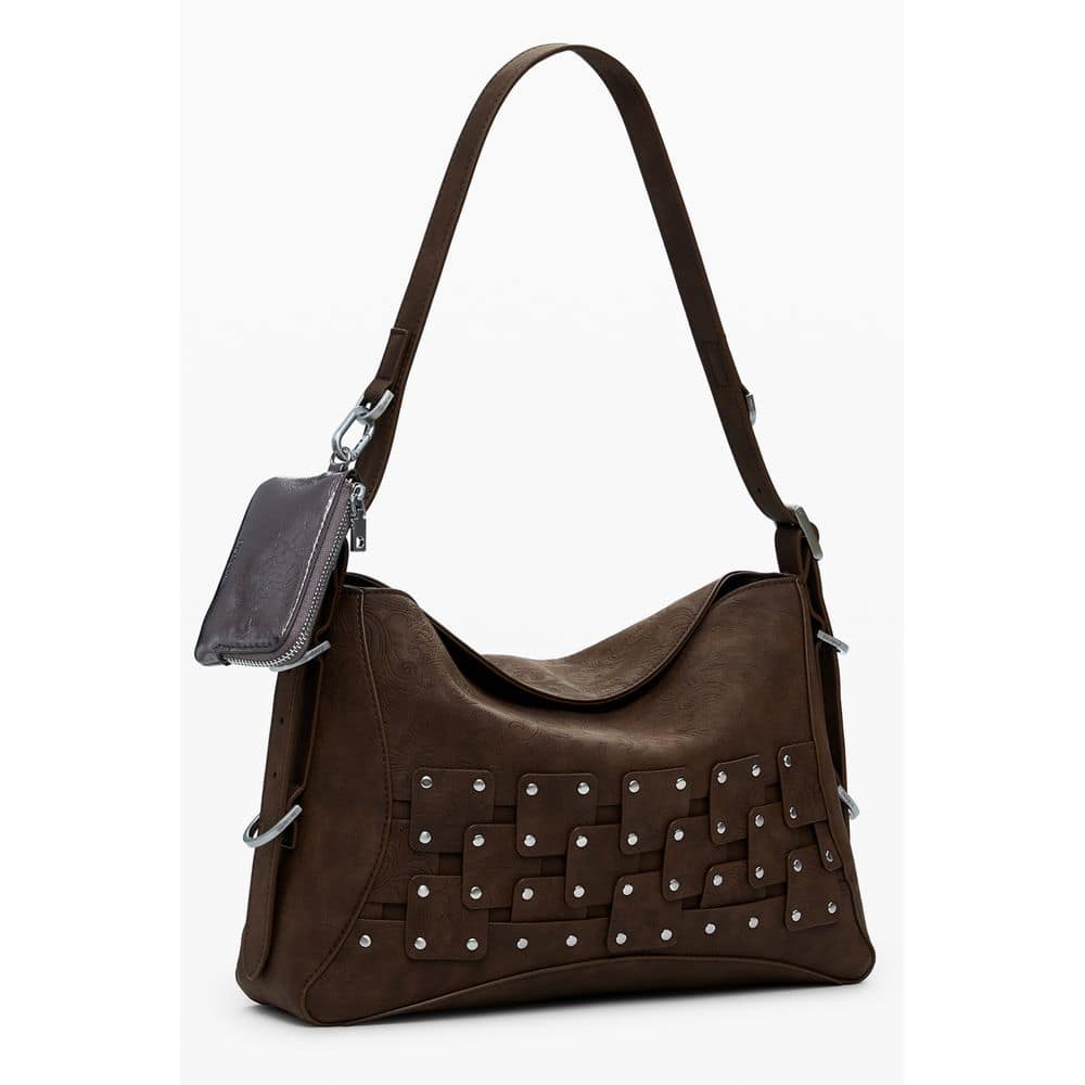 Desigual Marrone Poliuretano Women Handbag - Image 2