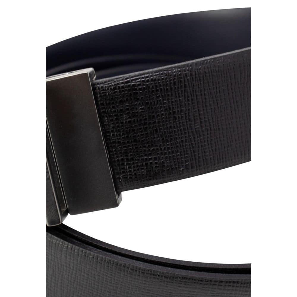 Antony Morato Black Leather Regular Belt - Image 2