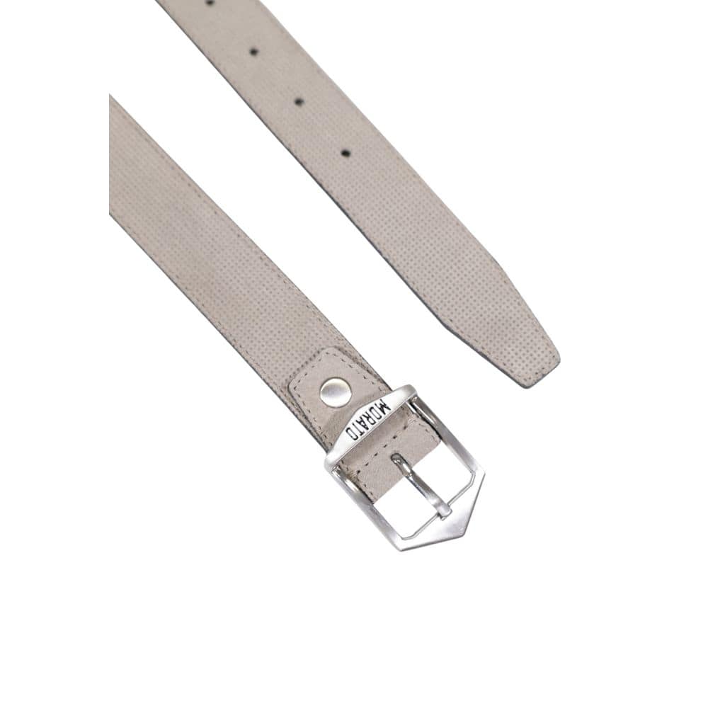 Antony Morato Gray Leather Regular Belt - Image 4