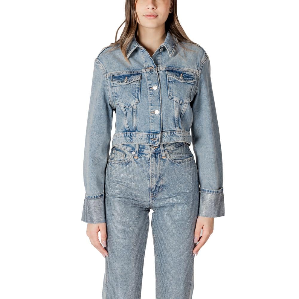 Only Light Blue Organic Cotton Denim Jacket