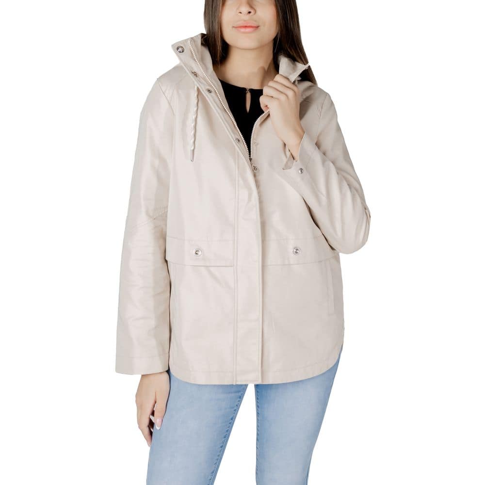 Street One Beige Cotton Parka - Image 5