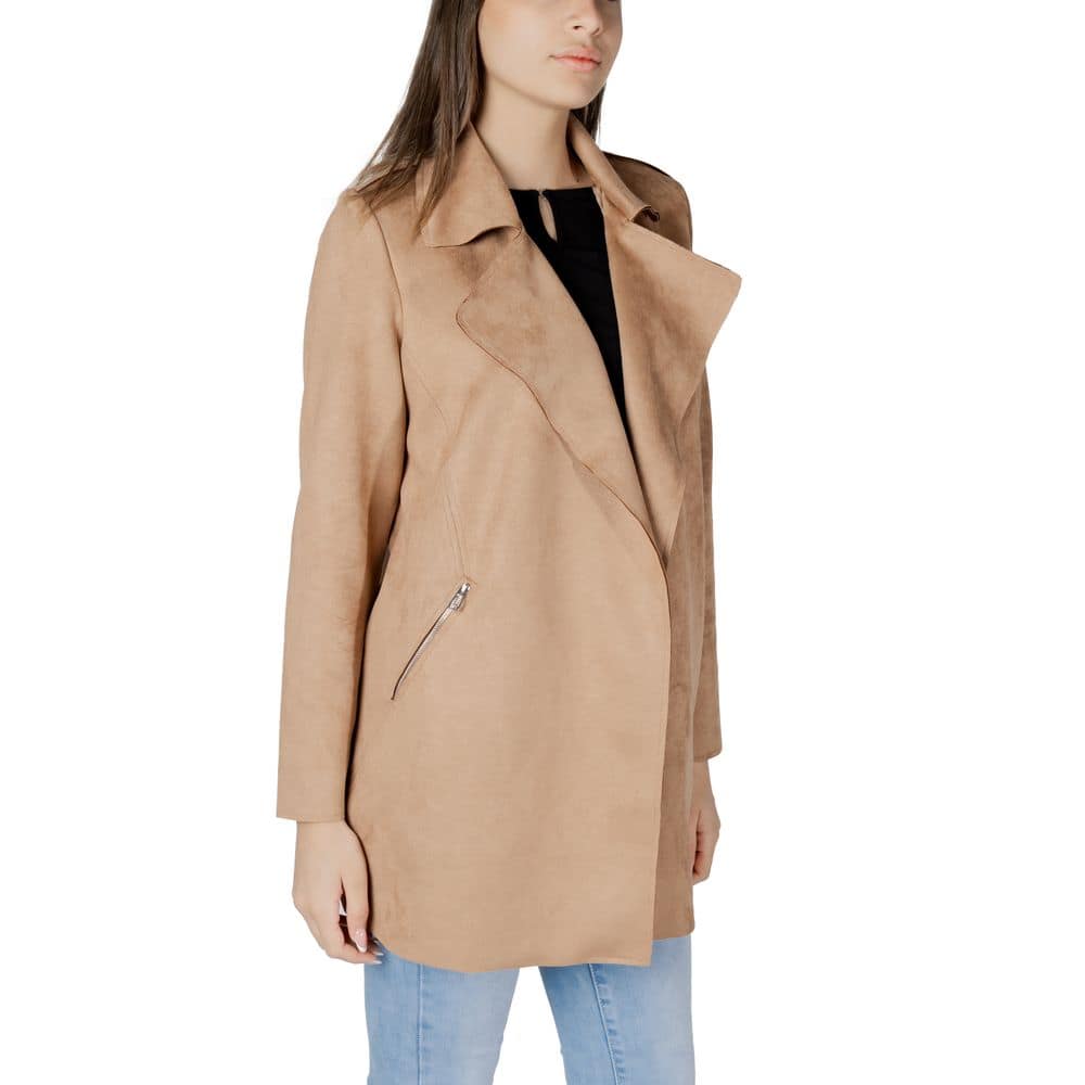 Street One Beige Polyester Trench Coat - Image 3