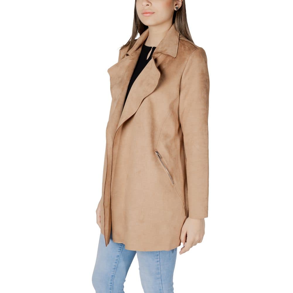 Street One Beige Polyester Trench Coat - Image 4